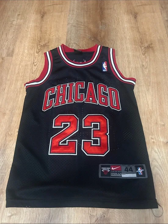 Nike Chicago Basketball Jersey in Black and Red