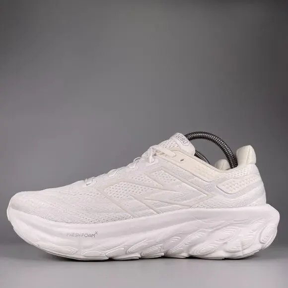 New Balance Fresh Foam x 1080v13 Womens 10 White/Silver Metallic Running Sneaker