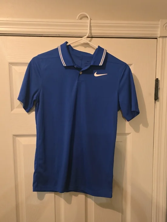 Nike Boy's Dri-FIT Blue Polo Shirt