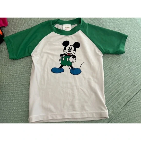 Hanna Andersson Disney swim rash guard Mickey Mouse boys 5 110 cm cruise parks