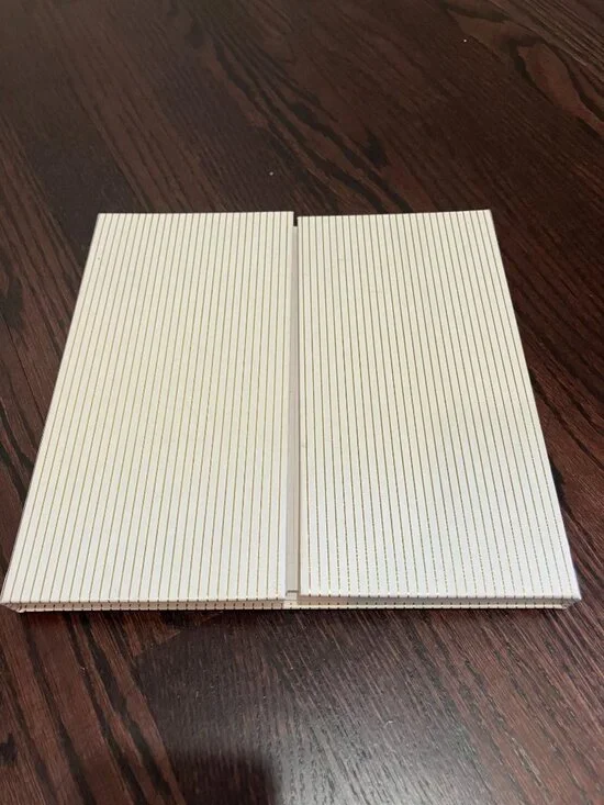 Erin Condren Focused Edition Padfolio, Vegan Leather, Pinstripe, New