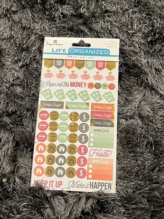 Life Organized 'Show Me the Money' Budget Sticker Sheet
