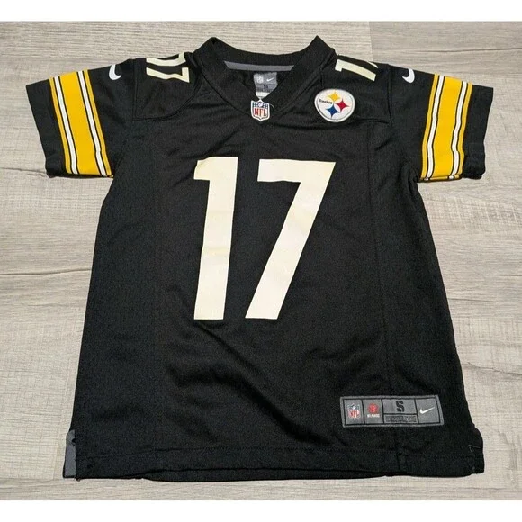 Pittsburgh Steelers Nike Jersey Mike Wallace #17 Onfield NFL Youth Sz S