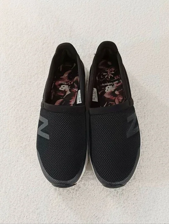 New Balance Cush+ 260 Black Mesh Slip On Shoes Womens 8.5 B