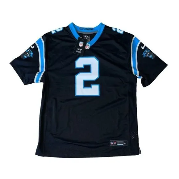 Nike On Field Carolina Panthers #2 DJ Moore Football Jersey Youth XL‎