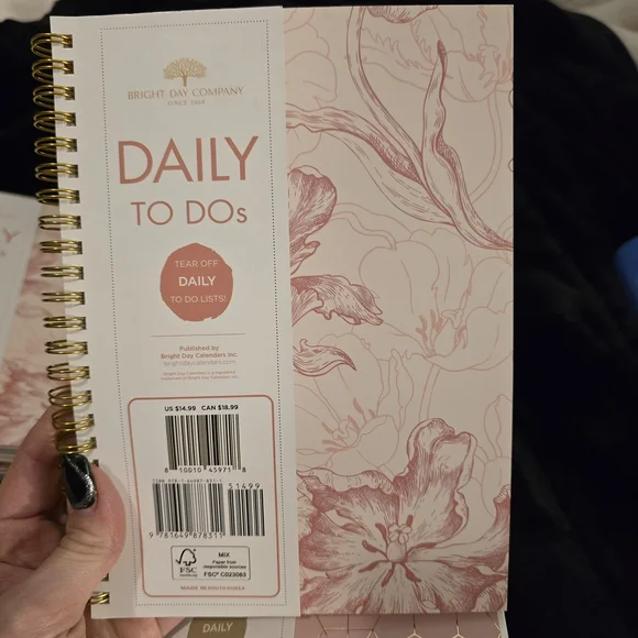Daily To Dos Planner - Blush Floral