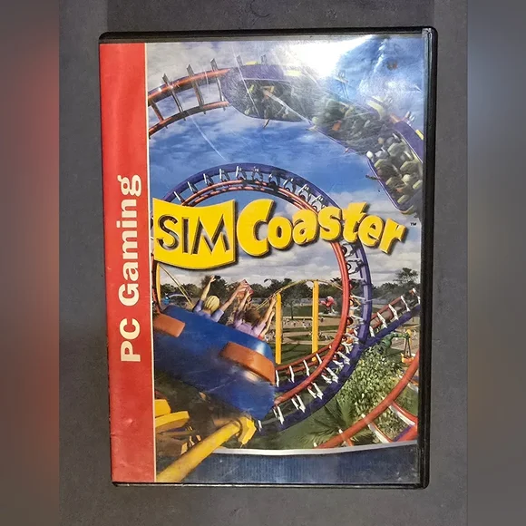Sim Coaster PC Game Windows CD ROM Vintage 2001 Code Sims