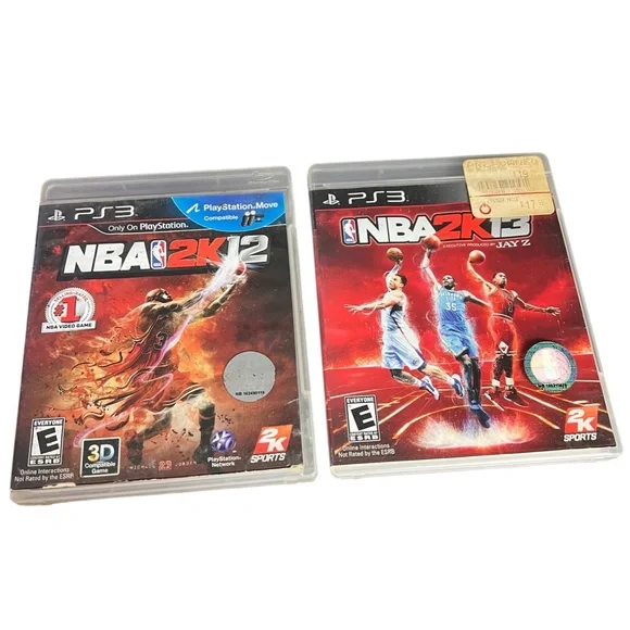 NBA 2K12 & NBA 2K13 Lot (Sony PlayStation 3, PS3) — Basketball Classics