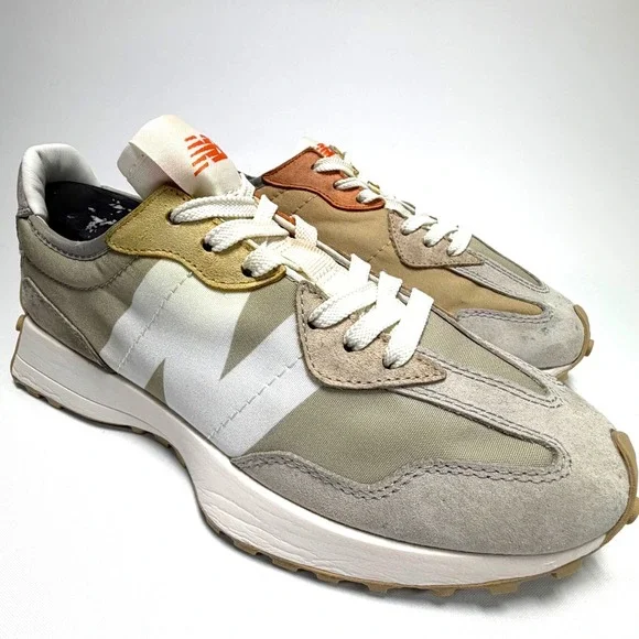 New Balance 327 WS327MS Beige Tan Retro‎ Sneakers Womens 7