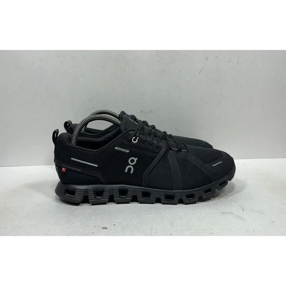 On Cloud 5 Waterproof Women's Size 10 Black Running Shoes Sneakers 59.98838
