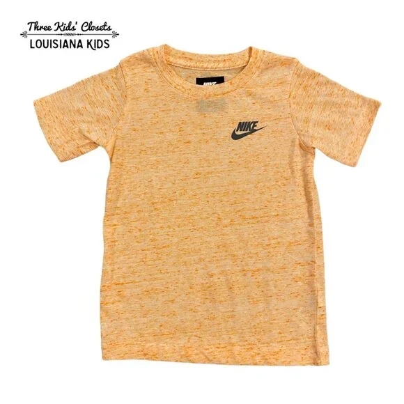 Nike Sz 4 Orange Crewneck Tee Shirt