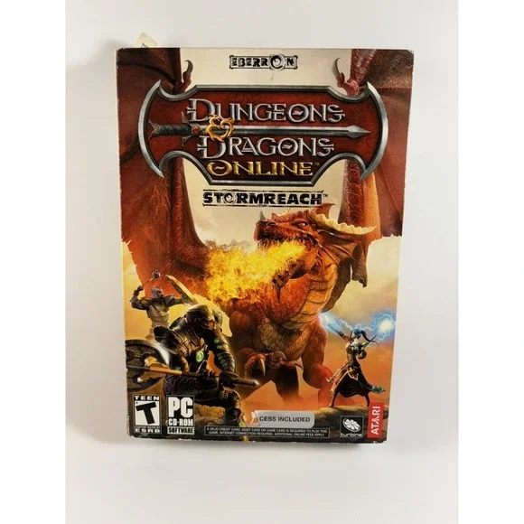 DUNGEONS AND‎ DRAGONS D&D ONLINE-STORMREACH PC GAME (PC-CD-ROM 2006) Used IOB