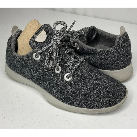 Allbirds Sneakers Shoes Wool Comfort 0419 NV1 Gray Women Sz‎ W8 EU 38