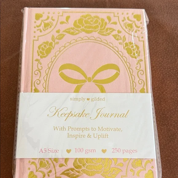 Brand new Simply Gilded Keepsake Journal - Pink & Gold