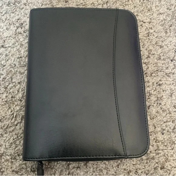 Franklin Covey Planner Black 6 Ring Simulated Leather