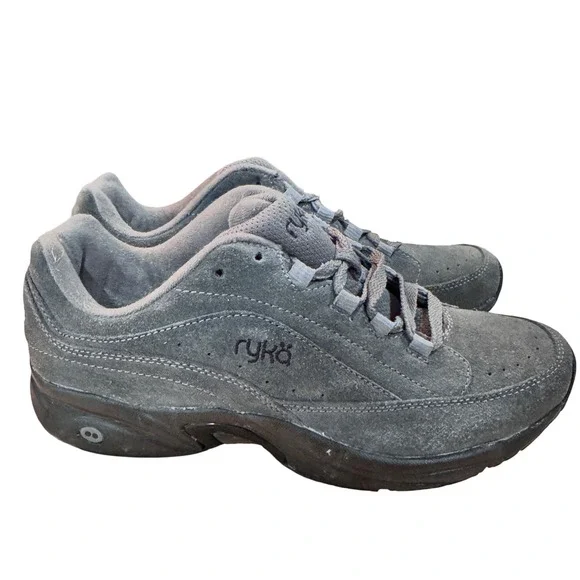 Ryka‎ Gray Suede Walking Comfort Sneakers Shoes Women's US 9M Catalyst 3