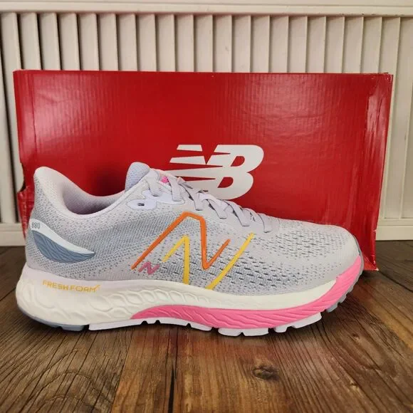 New Balance Fresh Foam 880v12 Running Shoes Womens Sz 7.5 B Purple Pink W880G12