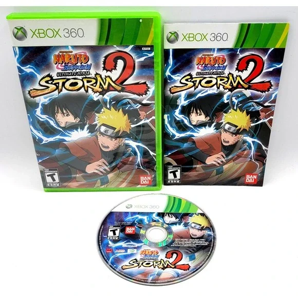 Naruto Shippuden: Ultimate Ninja Storm 2 (Microsoft Xbox 360, 2010) CIB COMPLETE