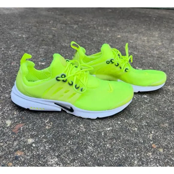 Nike Presto (GS) - DO1379 700 Volt / Black Youth 7Y / Womens 8.5 Shoes Sneakers