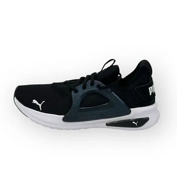 NWOT Puma Softride Enzo Nova Shine Running 377917 01 Shoes Black/White Women 8.5