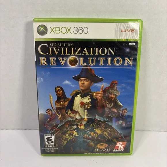 Civilization Revolution Xbox 360 – Tested, CIB Works Great