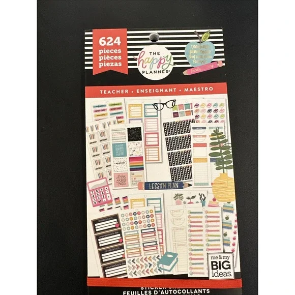 The Happy Planner Teacher's Sticker Pack New