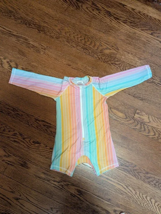 Hanna Andersson One Piece Baby Rashguard 2T
