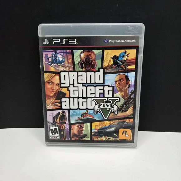 Rockstar Grand Theft Auto V GTA 5 PS3 Sony PlayStation 3 Game Map Manual Tested