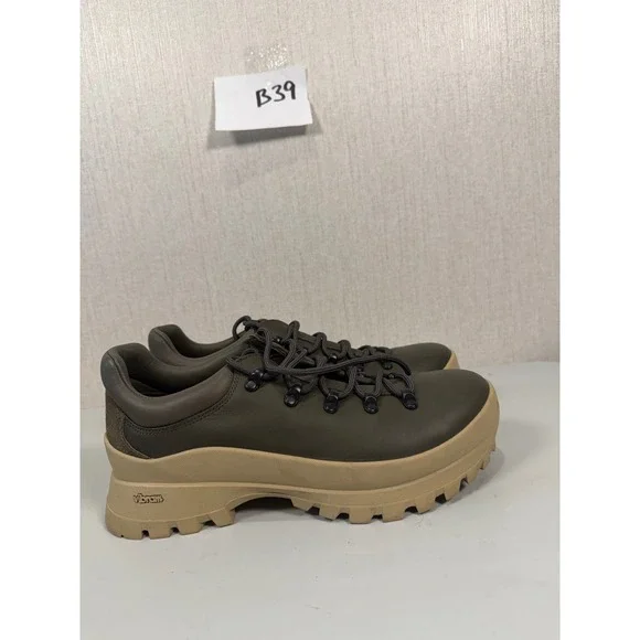 Merrell Womens Size 10 Bristol Olive Green Leather Low‎ Hiking Shoes