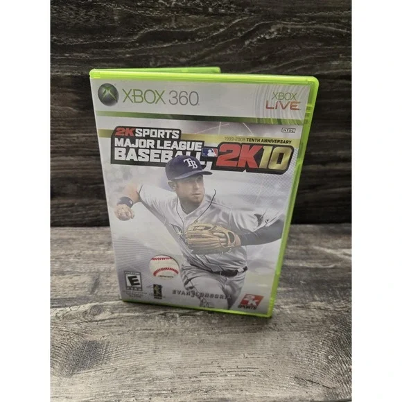 Major League Baseball‎ 2K10 (Microsoft Xbox 360, 2010) CIB Tested & Working
