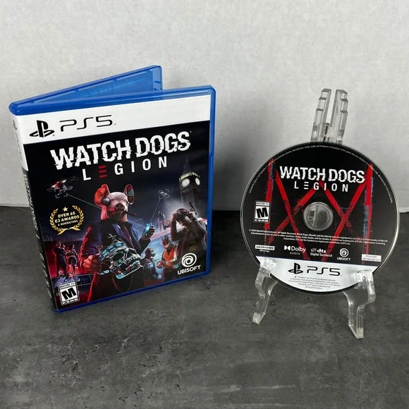 Watch‎ Dogs Legion Sony PlayStation 5 PS5 Ubisoft Action Adventure Game Disc