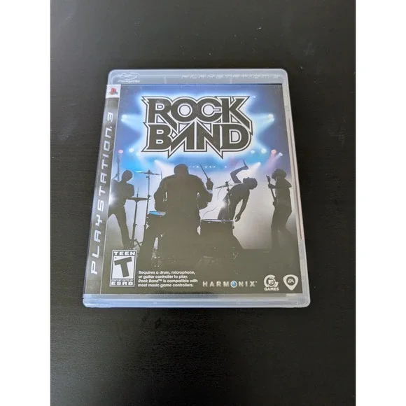 Rock Band (Sony‎ PlayStation 3, 2007) Complete with Manual CIB