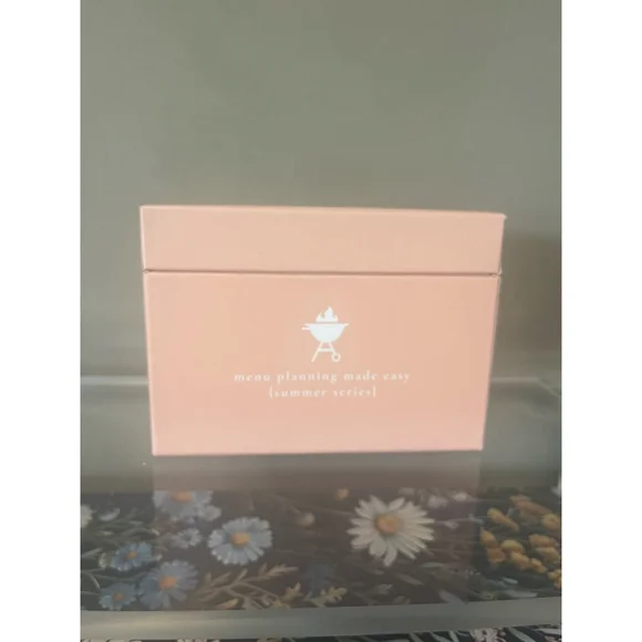 Menu Planning Made Easy Box - Pink