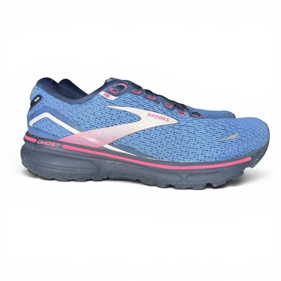 Brooks Ghost 15 Blue/Pink Women Running Sneakers 1203801B469 - SZ‎ 7.5
