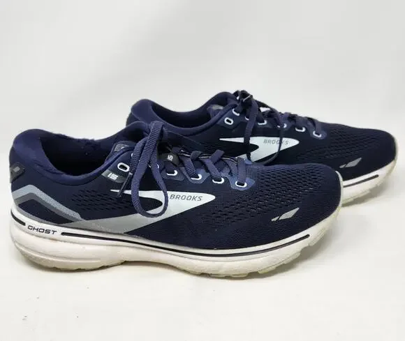 Brooks Ghost 15 Women's Wide Navy Blue Running Shoes Sneakers Size 10 Wide
