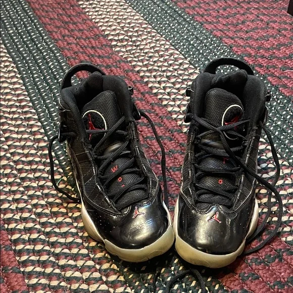 Air Jordan Black 6 Rings Youth‎ Jordans Size 4Y
