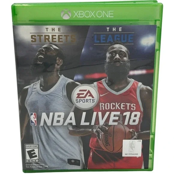 EA‎ Sports NBA Live 18 Xbox One Standard Edition Green Excellent Basketball Game