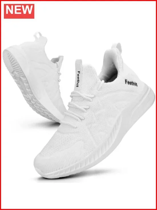 Women's Slip On Running Shoes Breathable Mesh Lightweight Athletic Sneakers for