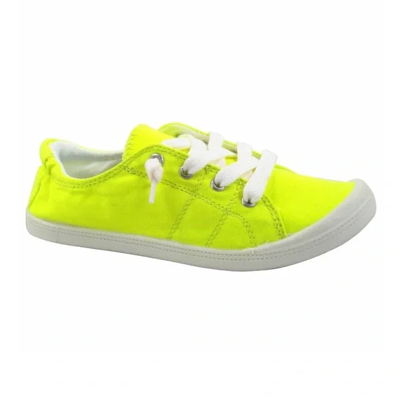 FOREVER Comfort Shoes Neon Yellow Size‎ 8.5
