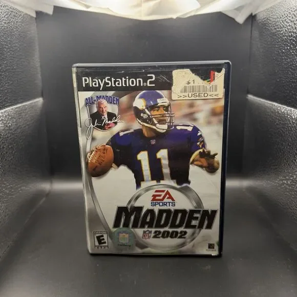 Madden NFL 2002 (Sony PlayStation 2, PS2) Complete CIB Tested