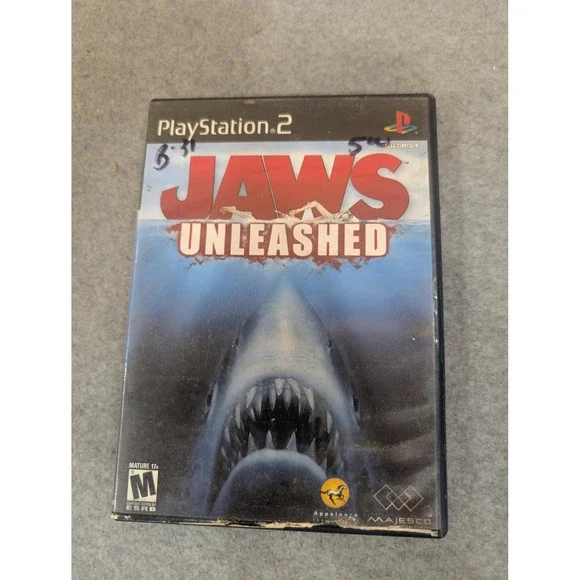 Jaws Unleashed Sony PlayStation 2 PS2 Action Game NTSC U/C SLUS-21062