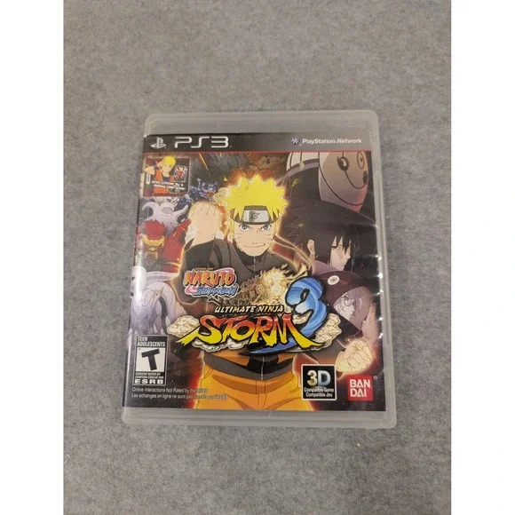 Naruto Shippuden Ultimate Ninja Storm 3 Sony PlayStation 3 PS3 Fighting Game