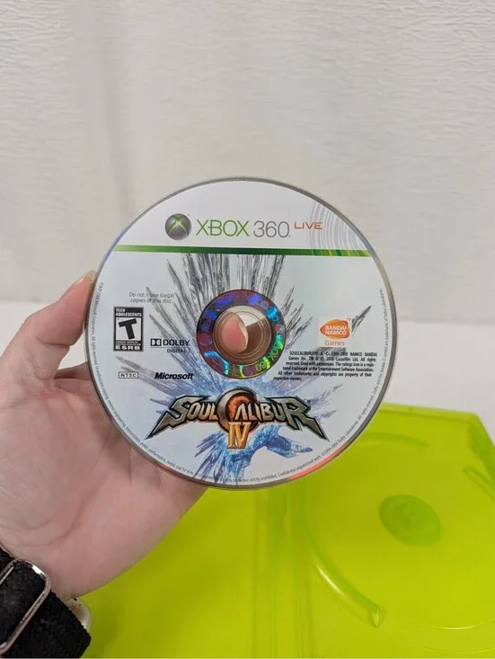 Soul Calibur IV 4 - Xbox 360 Console Game - Ship in Rock Band to Protect Disc