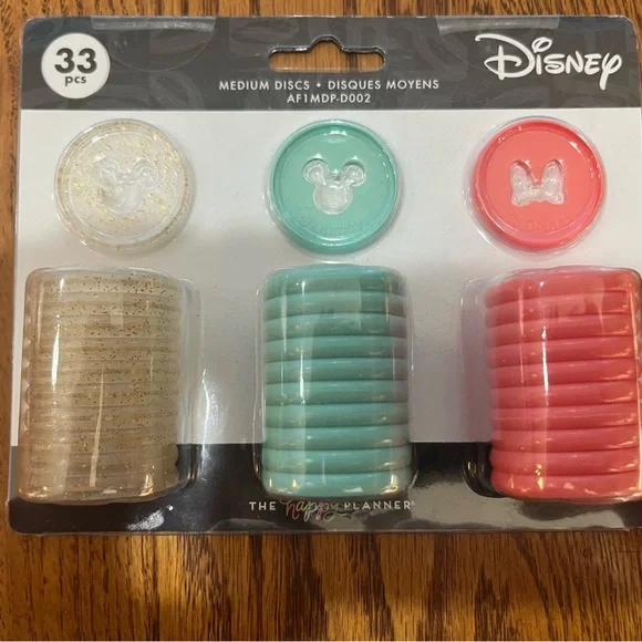 Disney Happy Planner Set - 33 medium discs for the Happy Planner