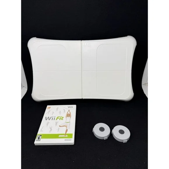 Nintendo Wii Fit Balance Board With Wii Fit Video Game