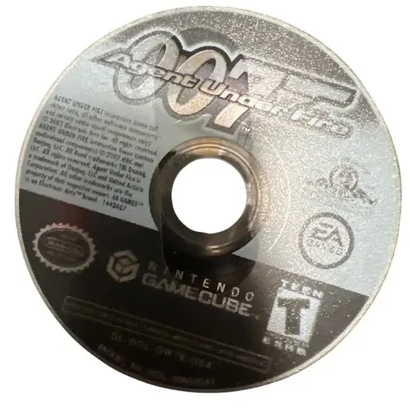 James Bond 007 Agent Under Fire Nintendo GameCube, 2003 Just Disc