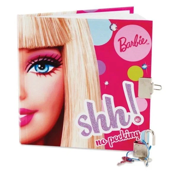 Barbie: Shh! No Peeking - 2000 All Doll'd Up Intime Diary Journal by Amscan