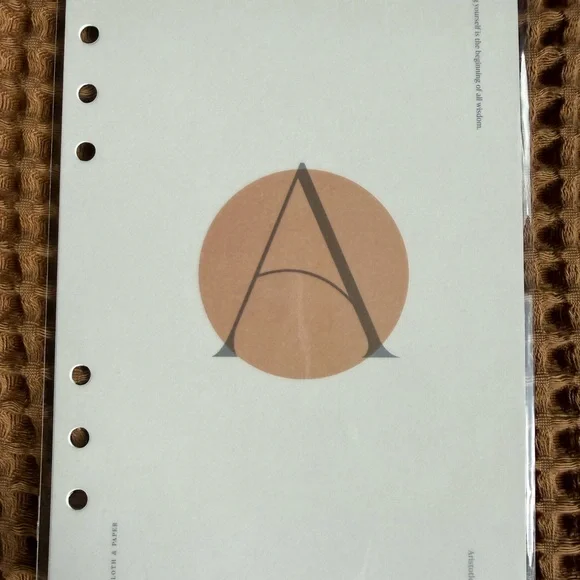 Cloth & Paper Planner Dashboard A5