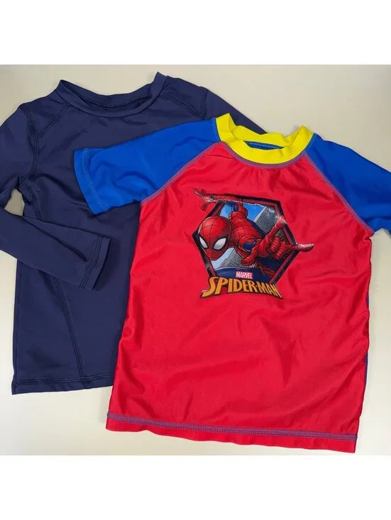 Boys Rash Guard Swim Shirt Bundle | 4T | EUC