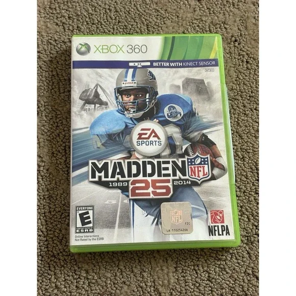 Madden NFL 25 Microsoft Xbox 360, 2013 Complete Tested Working -